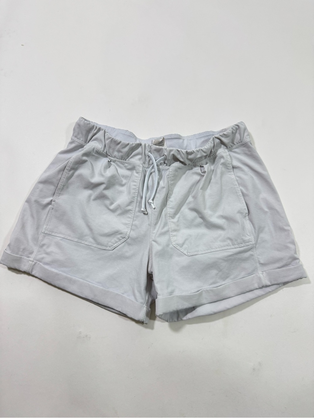 Ivivva By Lululemon Cuffed Shorts Light Grey